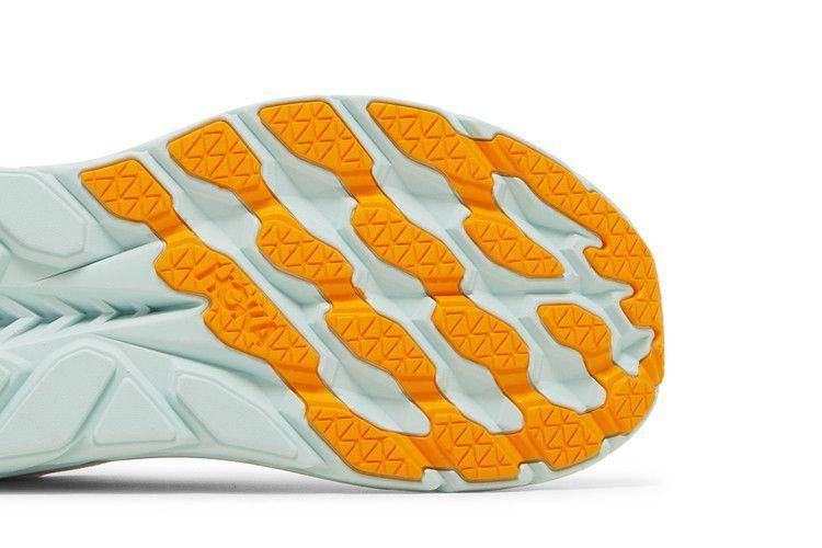 Women's Sneakers Hoka One One Clifton 8 Blanc De Blanc Purple Seafoam (Women's) Blanc De Blanc/White