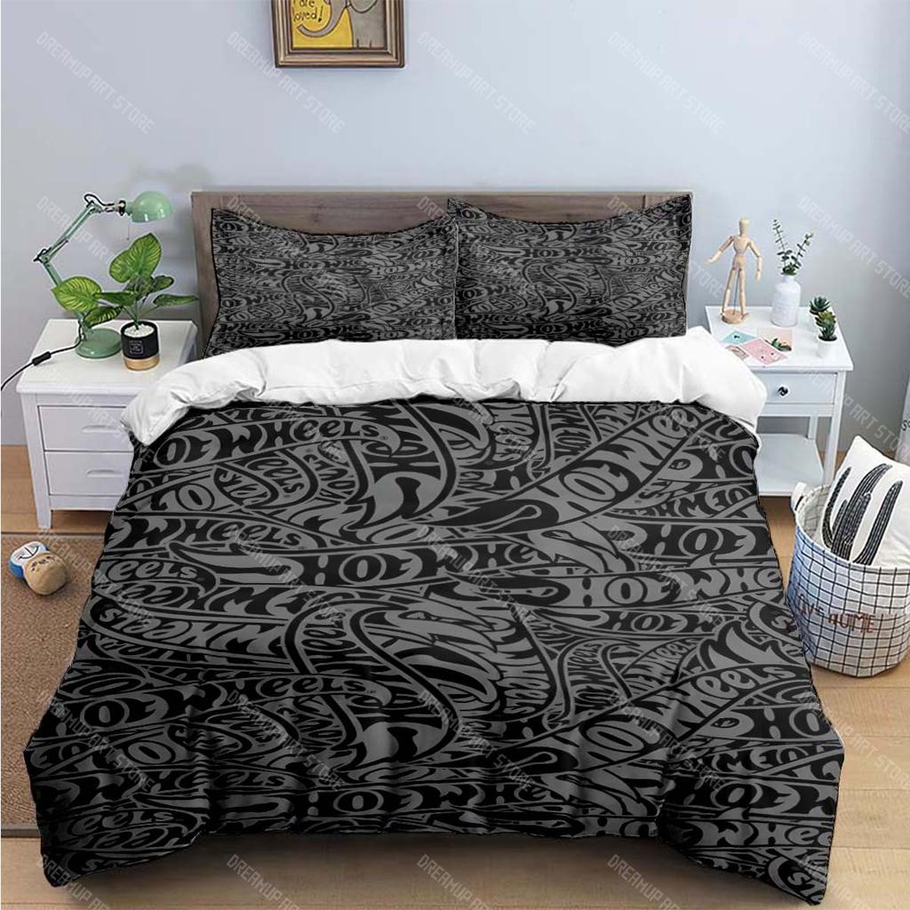 3D Мода Мультяшный Горячий Принт W-Колеса Комплекты Постельного Белья Постельные Принадлежности Комплект Пододеяльник Комплект Одеяла Комплект Постельного Белья Роскошный Подарок