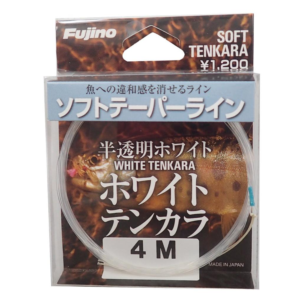 Fujino Tenkara Line, White Tenkara Nylon, 4m, White, K-25