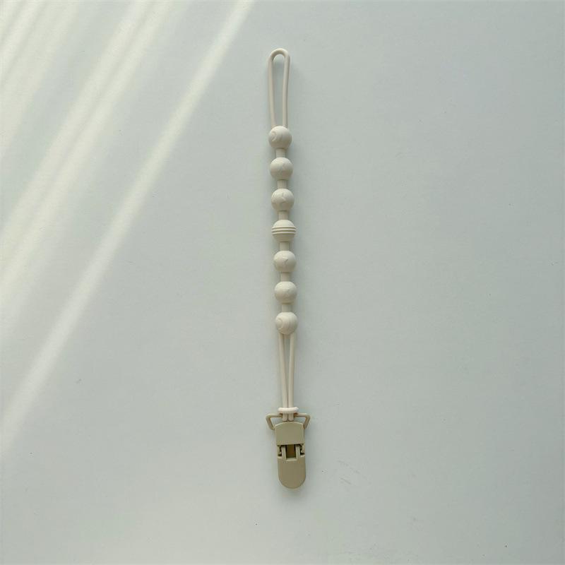 Korean Style Silicone Pacifier Clip & Baby Teether | Infant Bottle Lanyard | Skin-Friendly & Anti-Drop