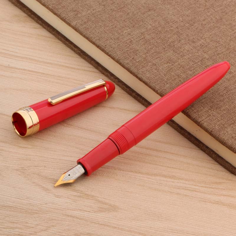 Пластиковая перьевая ручка Jinhao 992, прозрачная, с поворотным клипом, классический стиль, M Lorelei, канцелярские товары, для студентов, офиса, школы