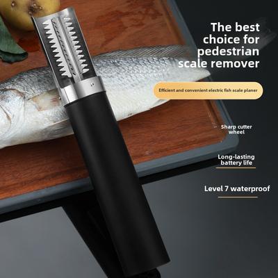 Артефакт для соскабливания рыбьей чешуи Электрический соскабливания чешуи Автоматический беспроводной тип зарядки Бытовой и коммерческий кухонный Удобный соскабливания чешуи Лезвие