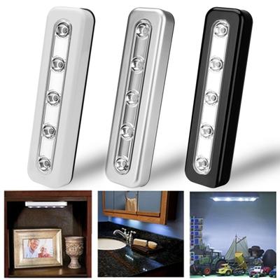 5-светодиодный светильник для крана, самоклеящийся под шкафом, ночной кухонный шкаф, настольная лампа