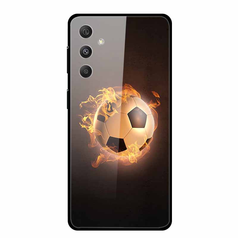 Glass Case For Samsung Galaxy A16 5G Phone Case Soft Bumper Tempered Glass Hard Back Cover For Samsung Galaxy M55 S25 Plus Case