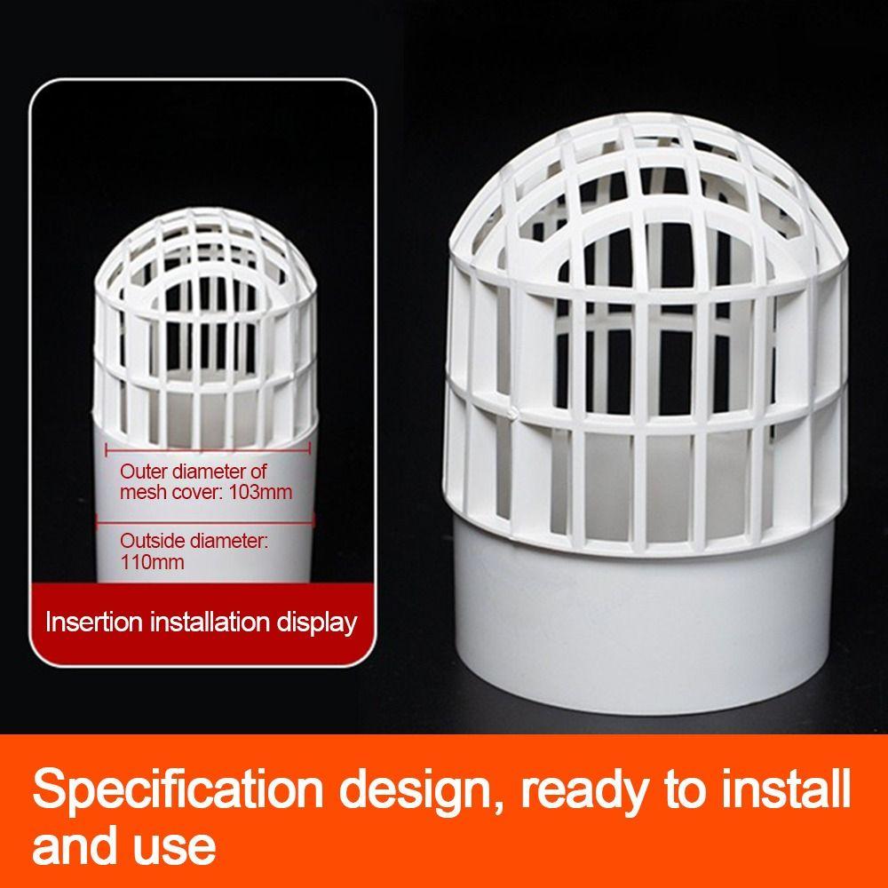 Anti-blocking Roof Floor Drain Plastic Rain Pipe Cap Drainage Plumbing Fitting