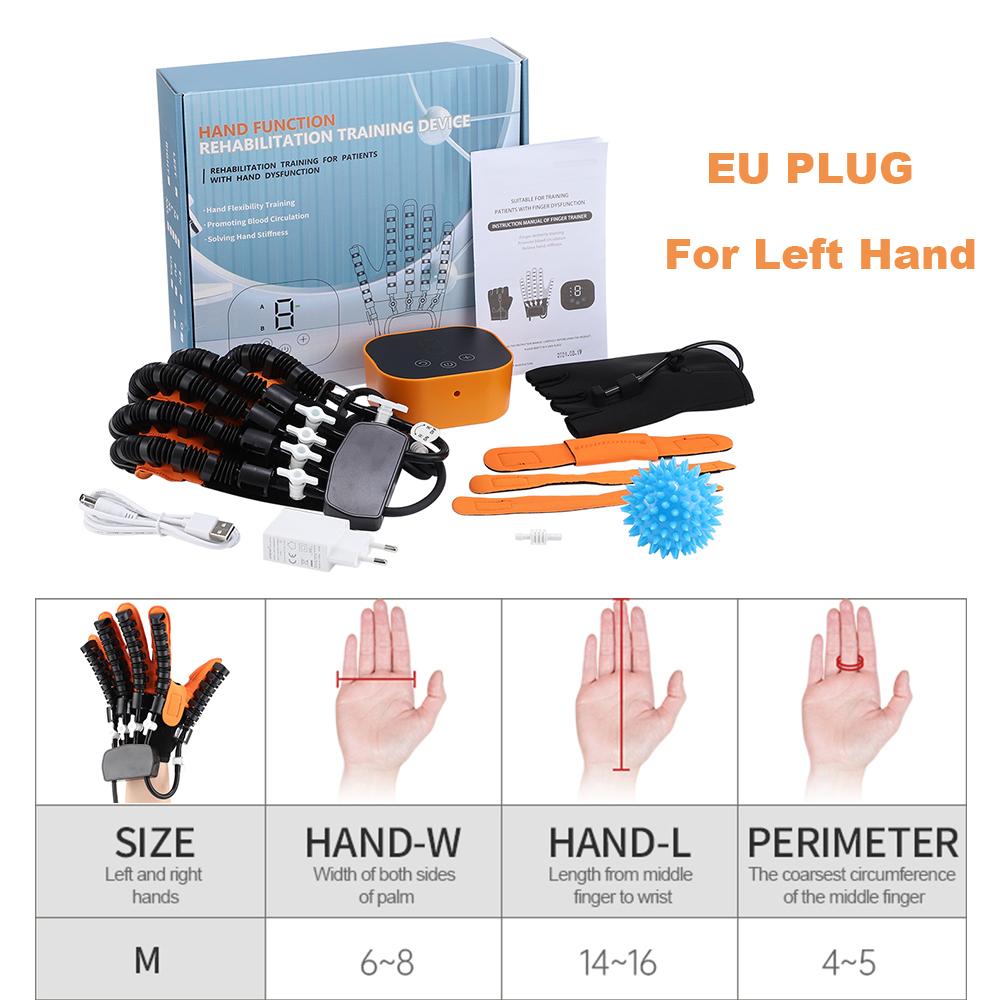 Реабилитационные роботизированные перчатки для тренировки пальцев, тренажер для рук, инсульт, гемиплегия, ручной ортез, тренажер для восстановления, поддержка, умный массаж