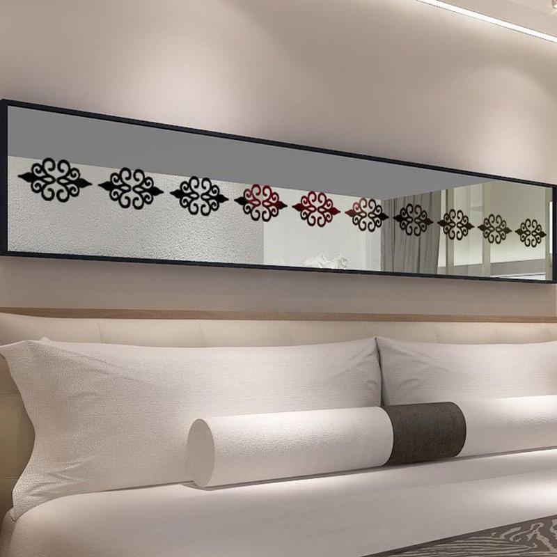 10 шт./компл. Новые самоклеящиеся 3D-наклейки на стену для зеркала, художественные наклейки для маленького крыльца N9X1 ADM