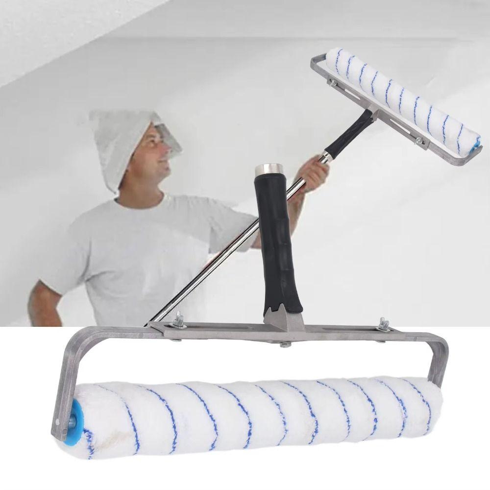 Adjustable Paint Roller Detachable Painting Brush Tool Support Roller Brush Ceiling Painting