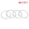Aluminum Alloy 4Pcs Wheel Hub Center Ring Car Wheel Bore Collar 66.1-57.1,67.1-57.1,67.1-60.1,67.1-66.1,74.1-72.6