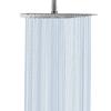 YULIN High Quality 10-Inch Brushed Nickel Square Waterfall Spray  Shower Heads