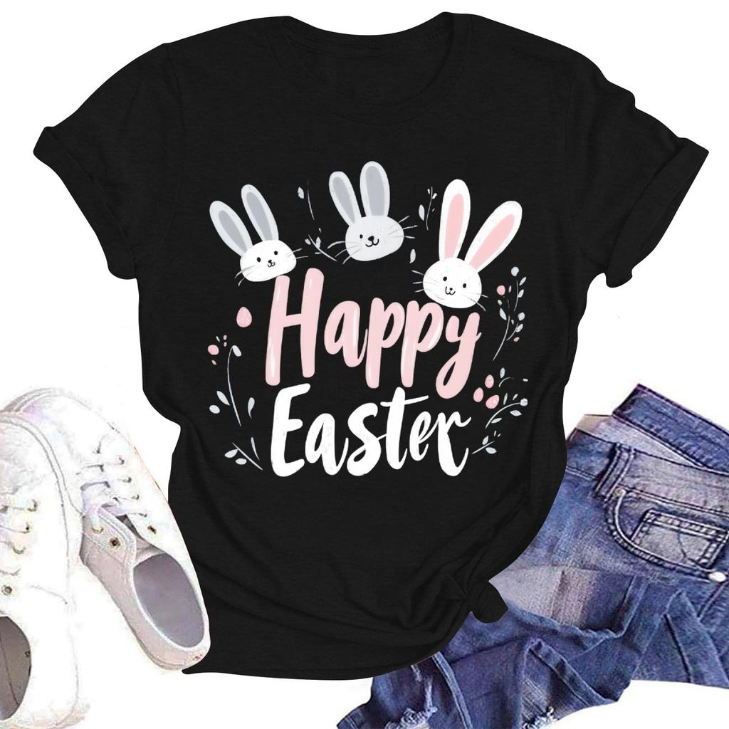 Женская повседневная свободная футболка с принтом, круглый вырез, пуловер, короткий рукав, топ