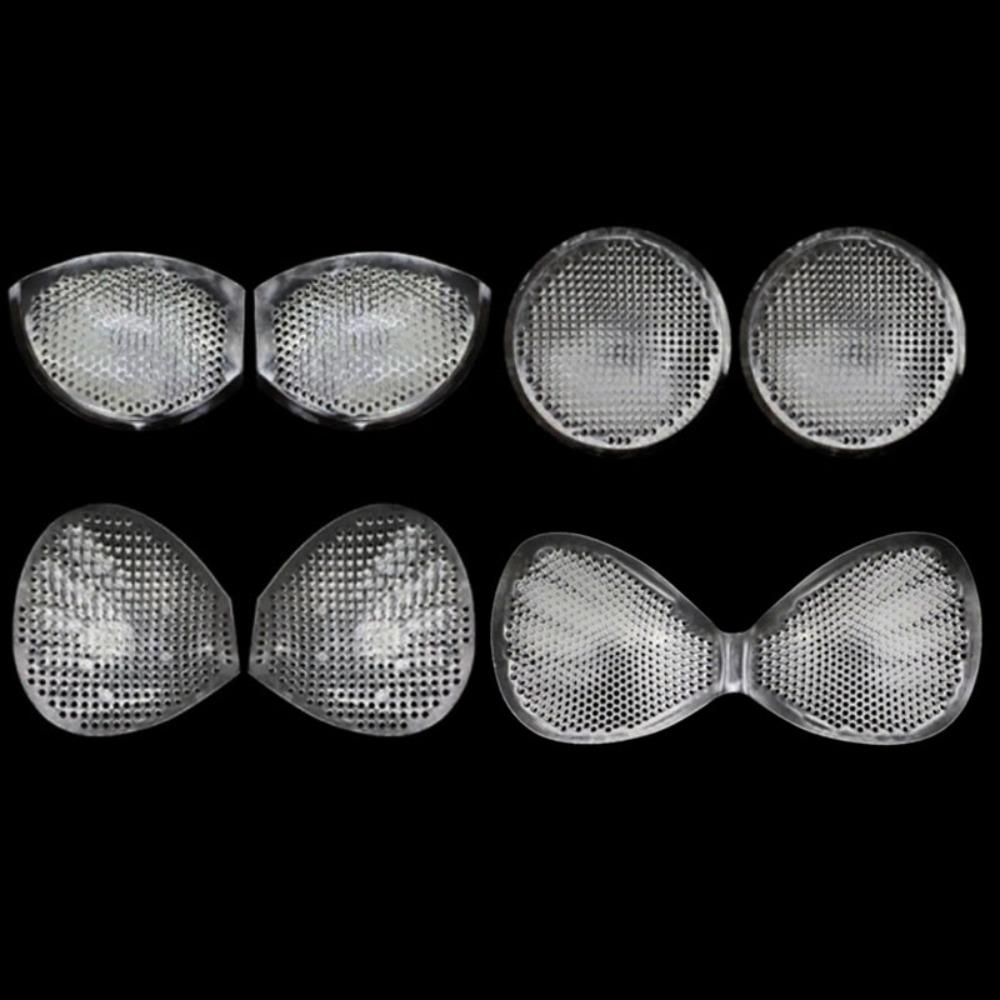 Чашечки для груди Съемные чашки для бюстгальтеров Вставные бюстгальтеры для бикини Силиконовые подушечки для бюстгальтера Push Up Аксессуары для груди