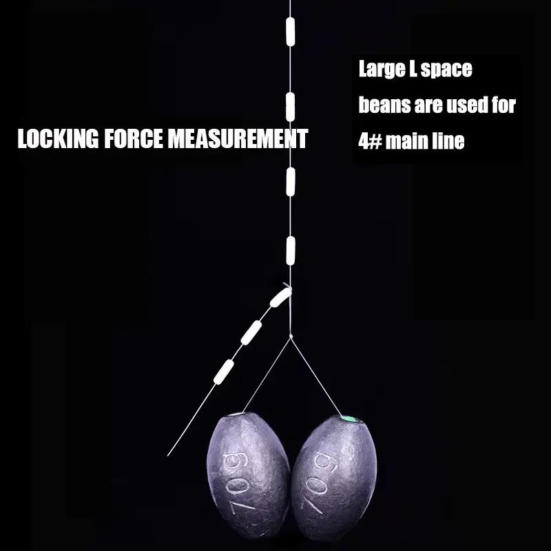 300 шт. силиконовый овальный стопор Space Bean Bobber Profession Fishing Float Resistance Anti Strand Fishing Line Fishing Gear