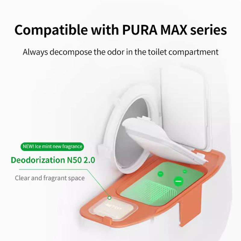 Для кошачьего туалета PETKIT Pura Max Дезодорант НОВЫЙ N50 Материалы для очистки воздуха Кошачий туалет Очиститель воздуха Сменные картриджи Специальный мешок для мусора