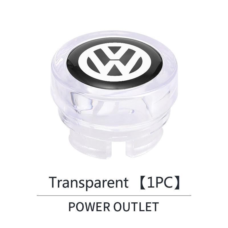 VW Car ABS Cigarette Lighter Dust Cover Dustproof Cap Plug for Volkswagen GOLF 5 Tiguan Polo Golf 6 Golf 7 Jetta Accessories