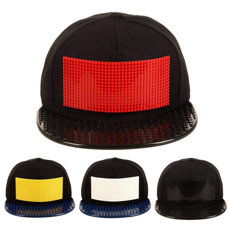 Men Customize Diy Baseball Hat Legos Cap Blocks Bricks Trucker Snapback Hat For Women Detachable