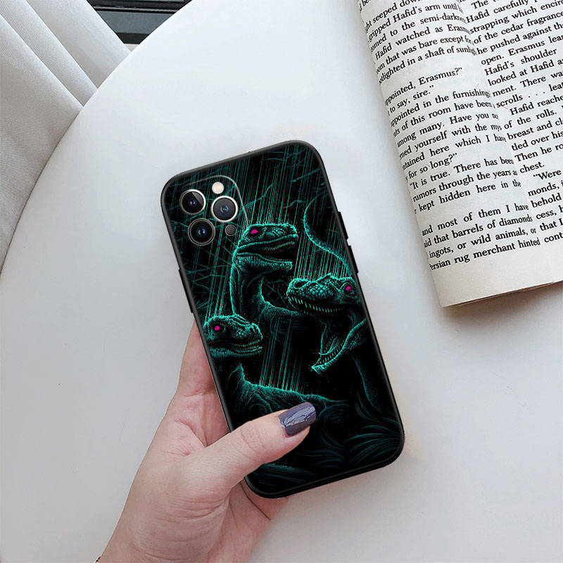 II3 Dinosaur Phone Case for iPhone 6 6s 7 8 11 12 13 14 15 XS Pro Max XR X SE Samsung S20 S21 S22 S23 S24 FE Ultra Plus Lite S21S A55