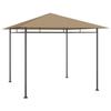VidaXL Gazebo Garden Arbor Outdoor Pavilion Reception Tent Garden Marquee Picnics 3x3x2.7 M Taupe 313919