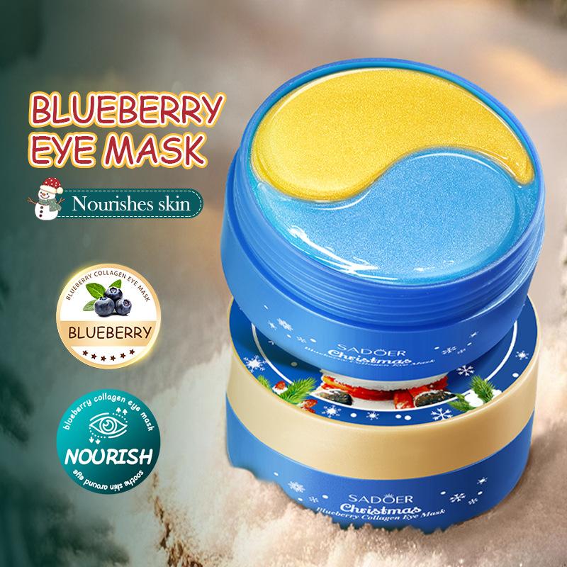 Blueberry, Pomegranate, Avocado Nourishing Eye Mask Removes Bags and Dark Circles Under The Eyes and Rejuvenates The Moisturizing Eye Mask