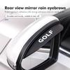 Car Rearview Mirror Rain Eyebrow Snow Rain Cover Accessories For Volkswagen VW Tiguan MK1 mk2 2016 2017 2018 2019 2020 2021 zf4
