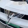 Водонепроницаемая магнитная крышка порта зарядки автомобиля с утолщенным слоем, защита от любых погодных условий и хорошая видимость для зарядных устройств электромобилей