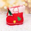 Рождественские сапожки для конфет, подарочный мешок Санты, праздничная коробка для угощений, рождественские елочные украшения, мешочки для конфет