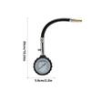 Long Tube Tyre Air Tester 0-100PSI Range Pressure Meter Tire Pressure Gauge  Vehicle Inspection