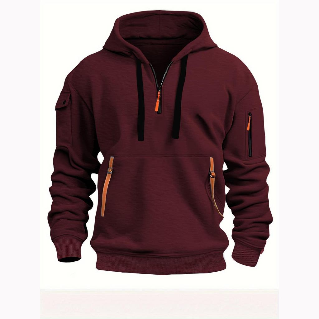 Men's European-American Spring/Autumn Fashion Sports Hoodie Jacket