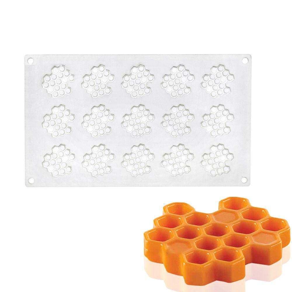 Форма для мастики Шоколадный трафарет Силиконовая форма Кружевная форма для торта 3D Сотовая форма Украшение торта Бордюр