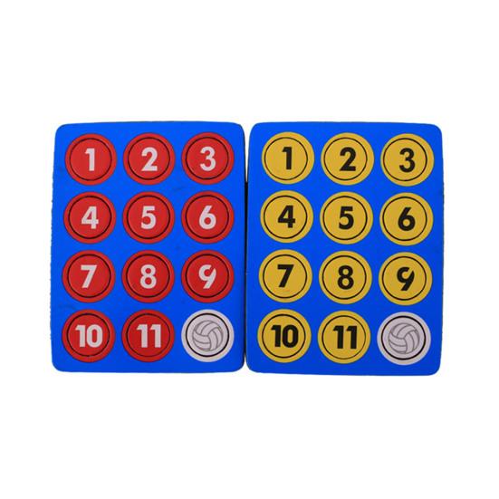 Foldable Volleyball Clipboard Coaching Board with Pen Lightweight Portable Volleyball Dry Erase Board Teaching Board Tool