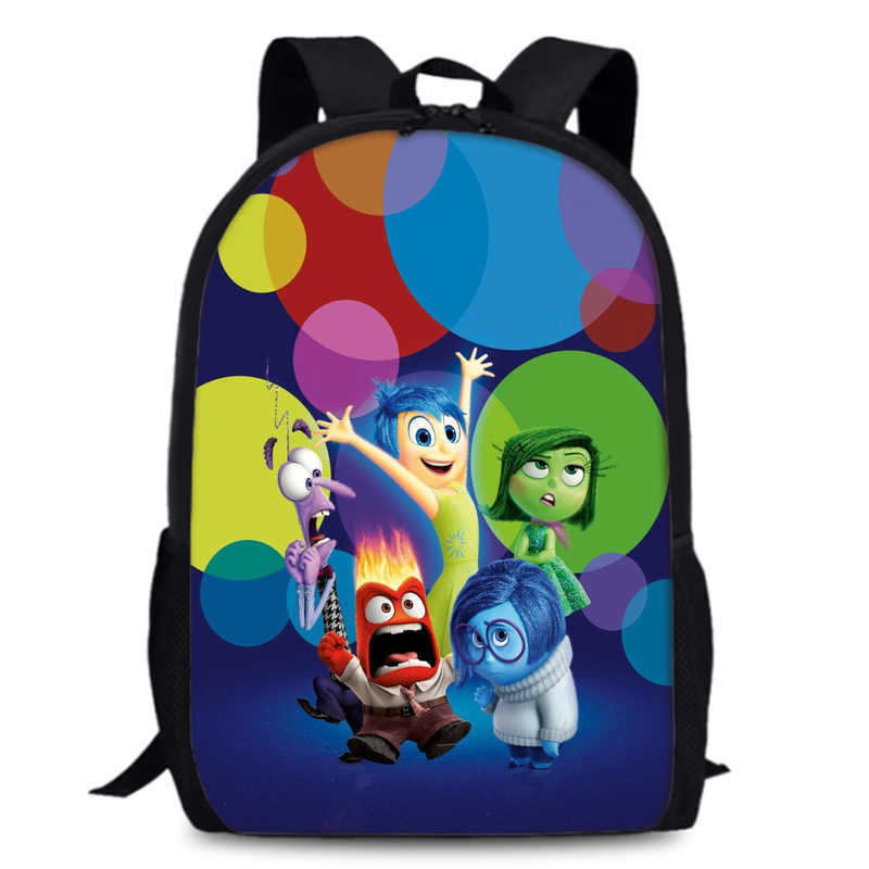 Школьный рюкзак Inside Out 2, 15-дюймовый, для ученика, рюкзак для студента, рюкзак большой вместимости