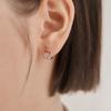 ELLE Jewelry 14K GF Hexagonal Cubic Point Earrings ELGPEE563