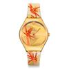 Watch GOLDEN RED BAMBOO SYXZ105 Beige [Swatch] Women's