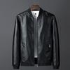 Large Size Retro Men's Leather Jacket Men's Spring and Autumn Motorcycle Casual Jacket Men's