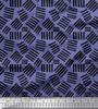 Purple Japan Crepe Satin Fabric Brush Stroke Abstract Decor Fabric Printed Metre 42 Inch