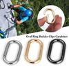 Hiking Snap Bottle Hooks Bag Belt Buckles Handbags Clips Spring Oval Rings Outdoor Carabiner