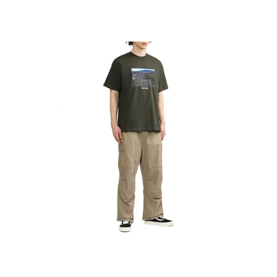 Carhartt WIP Мужская футболка с коротким рукавом и пейзажным принтом I032879-63-XX
