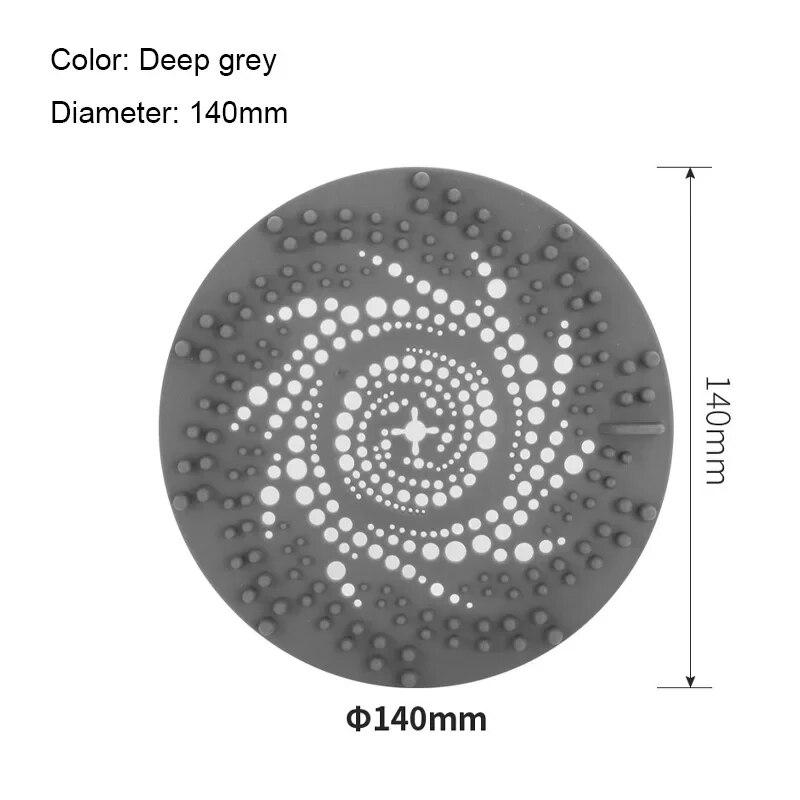 1 шт., силиконовый сливной фильтр, бытовой фильтр для душа, напольный фильтр, фильтры для раковины, улавливатель волос для кухни, аксессуары для ванной комнаты