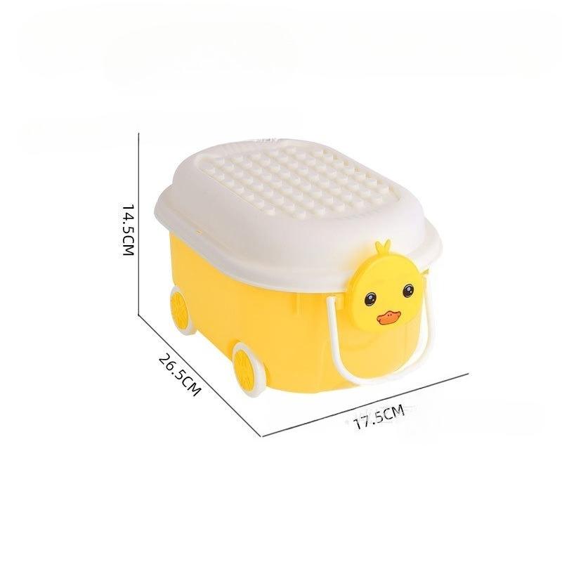 Cartoon Toy Storage Box Organizer for Child Home Snack Clothes Storage Box Large Capacity Multifunctional Plastic Storage Boxes