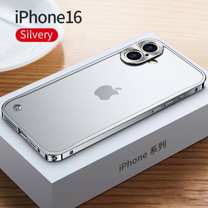Металлический чехол для телефона для iPhone 17 11 12 13 14 15 16 Pro Max Чехол из алюминиевого сплава с полной защитой объектива для iPhone 13 mini Металлический чехол с гальваническим покрытием для задней панели