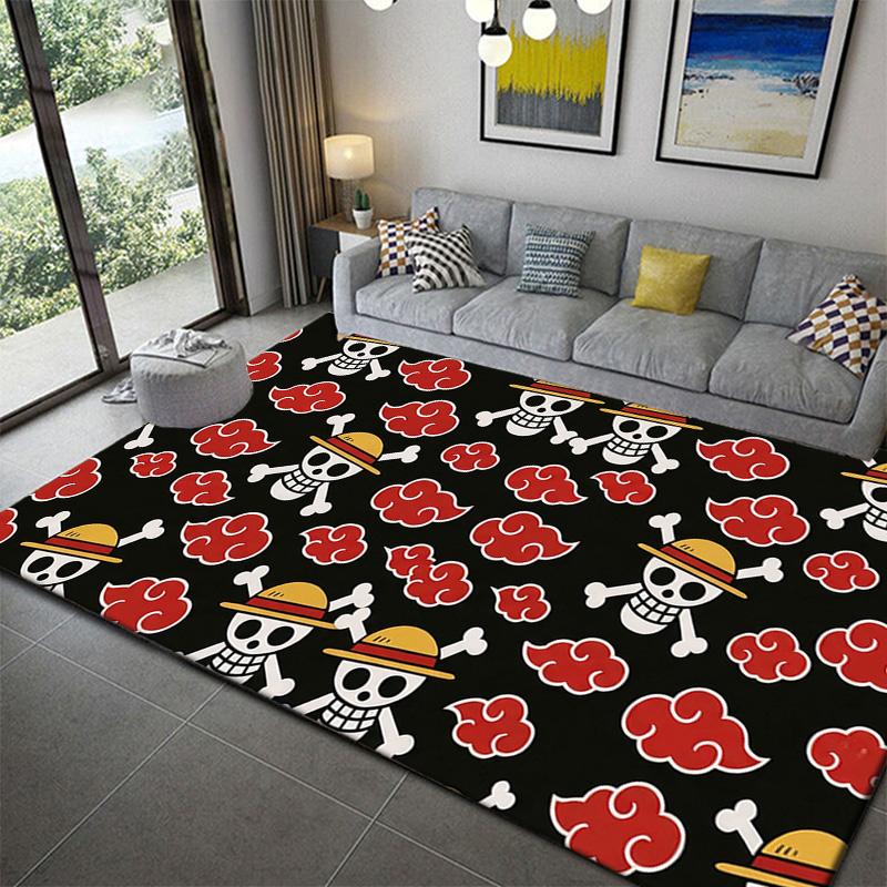 One Piece Dressrosa Pattern Area Rug Soft Durable Mat for Bedroom Living Room Decor