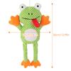 Chew-Resistant Plush Frog Dog Toy - Bite-Proof, Stress-Relieving, Pull-Interactive Pet Toy with Squeaker, Perfect for Chewing,