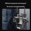 360° Panoramic Outdoor HD Triple-Lens Camera with Remote Monitoring