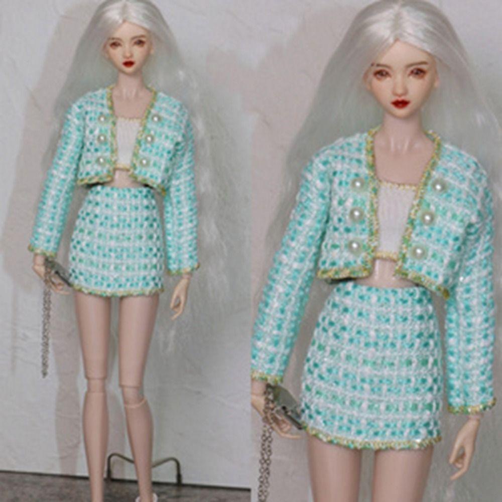 Fashion 11.5" Dolls Coat Casual Wears Party Clothes Dresses Kids Toys 1/6 BJD Dolls  30cm Doll