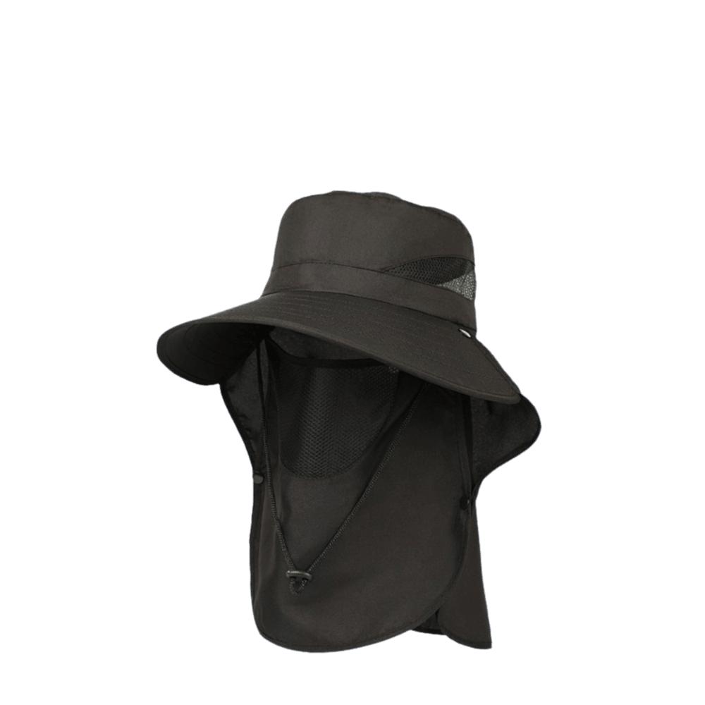 Detachable Bucket Hat Face Neck Protection Fisherman Hat New Sunscreen Hat Outdoor Sports