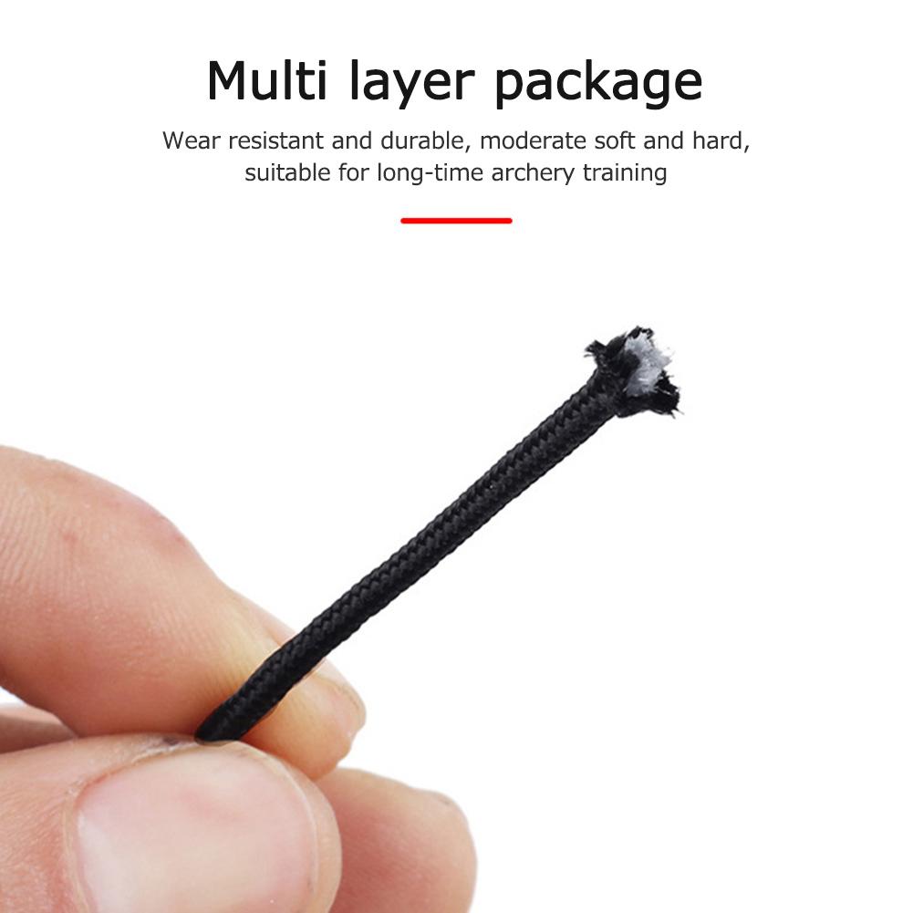 3м Веревка для релиза тетивы блочного лука Практичная нить для обмотки тетивы D-образное кольцо Веревка износостойкое оборудование для стрельбы из лука и охоты