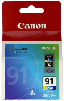 Оригинальный маленький картридж Canon BC-91 трехцветный