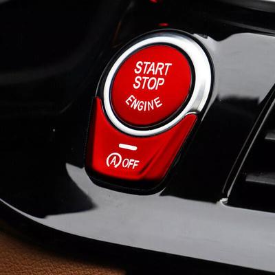 Крышка кнопки Start Stop из АБС-пластика Крышка кнопки Start Stop двигателя автомобиля Декоративная крышка салона автомобиля Существующие царапины