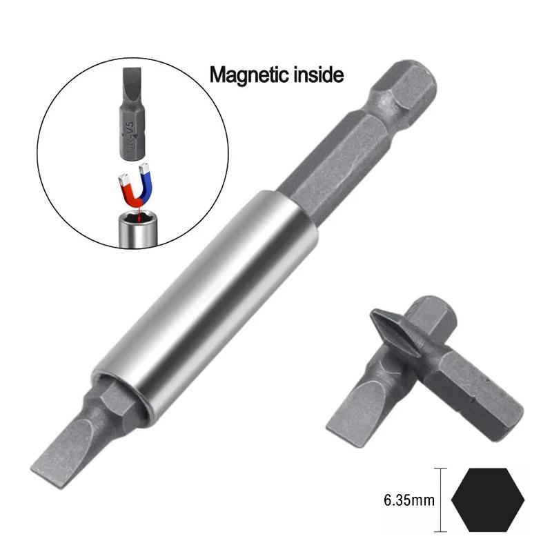 Набор отверток 25 мм, шлицевые биты Phillips Pozidriv Torx, квадратная шестигранная отвертка, шестигранный хвостовик 1/4, электрическая отвертка, ручной инструмент