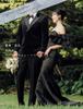Party Bustier Mermaid Wedding Evening Photoshoot Bridal Wedding Dress [R-QINYUER] Off-the-shoulder Dress, Style, Black, Dress, Train, Dress, Dress,